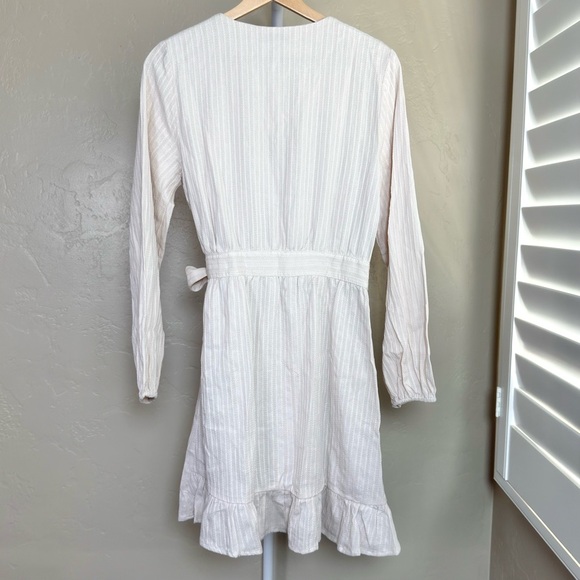 Lost + Wander Mini Wrap Dress Medium in Ivory - Picture 7 of 10